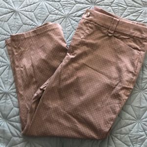 Capri khaki with white polka dots!